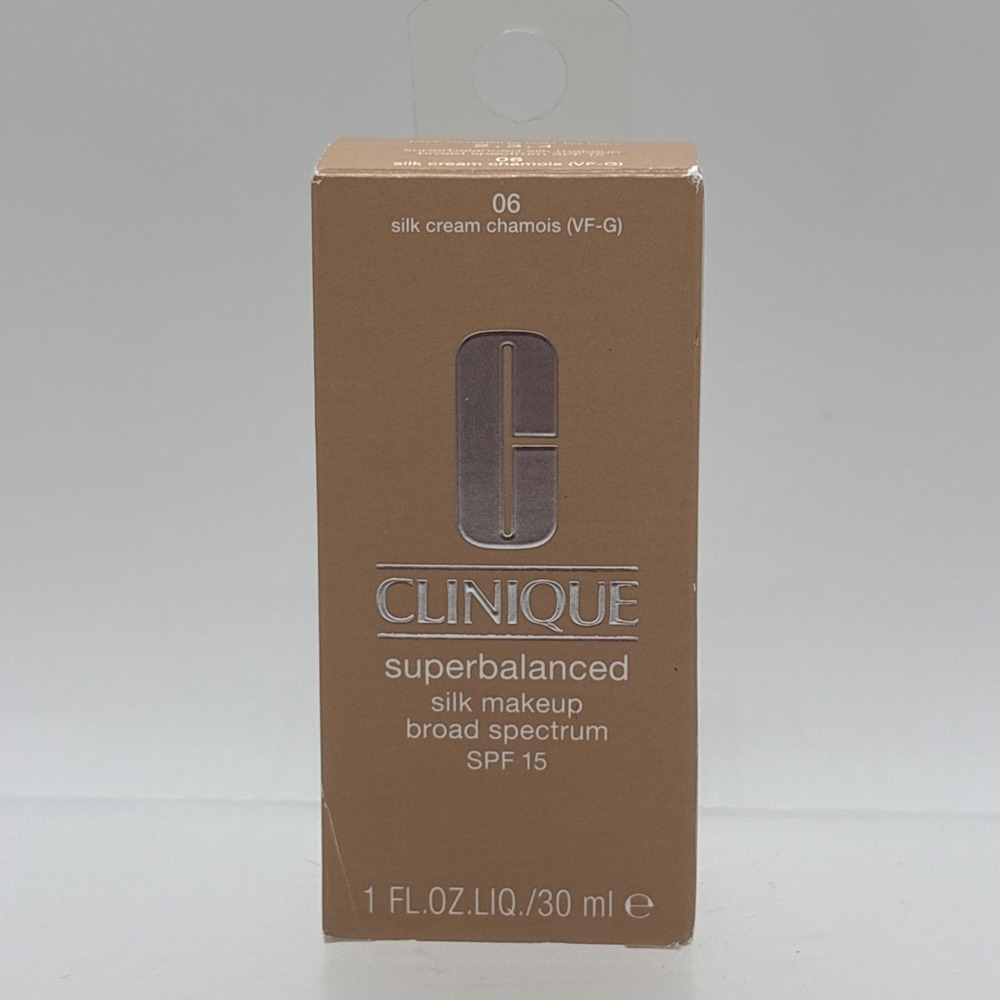 Clinique Superbalanced Silk Makeup 1 Fl Oz #06 SILK CREAM CHAMOIS Full Size